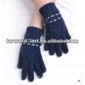 Young women fashion cashmere gloves